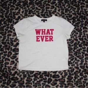 dELIA*s by dollskill WHATEVER baby tee